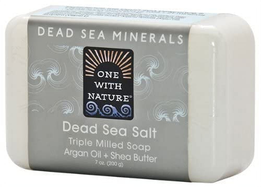 One With Nature Dead Sea Salt Spa Argan Oil & Shea Butter, 7 oz, 6 Pack
