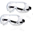 thumbnail image 1 of 2 piezas gafas protectoras - antivaho gafas protectoras transparentes talleres laboratorios obras antisaliva antisalpicaduras gafas cerradas a prueba de polvo para usuarios de gafas JFHHH pequeña, 1 of 5