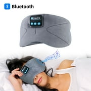SYPVRY Sleep Headphones Bluetooth Eye Mask with 10+ Hrs Playing Music V5.3 Sleep Mask Headphones for Side Sleepers Office Travel