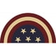 thumbnail image 1 of Felpudo Rockport Premium Americana Half Moon Star, 45 x 75 cm, 1 of 1
