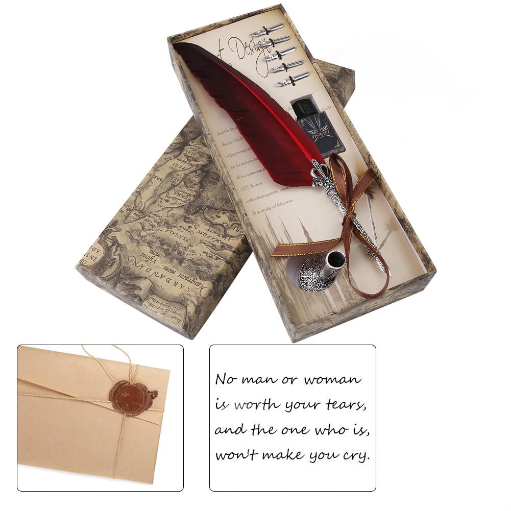 Feather Pen Set