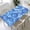 Blue Bubble, variant on ARTSLION Waterproof Fitted Rectangle Tablecloth With Elastic Edge, Wipeable Table Cover For 6 Ft Tables, Perfect For Outdoor Picnic & Camping,30x48in,Water Block