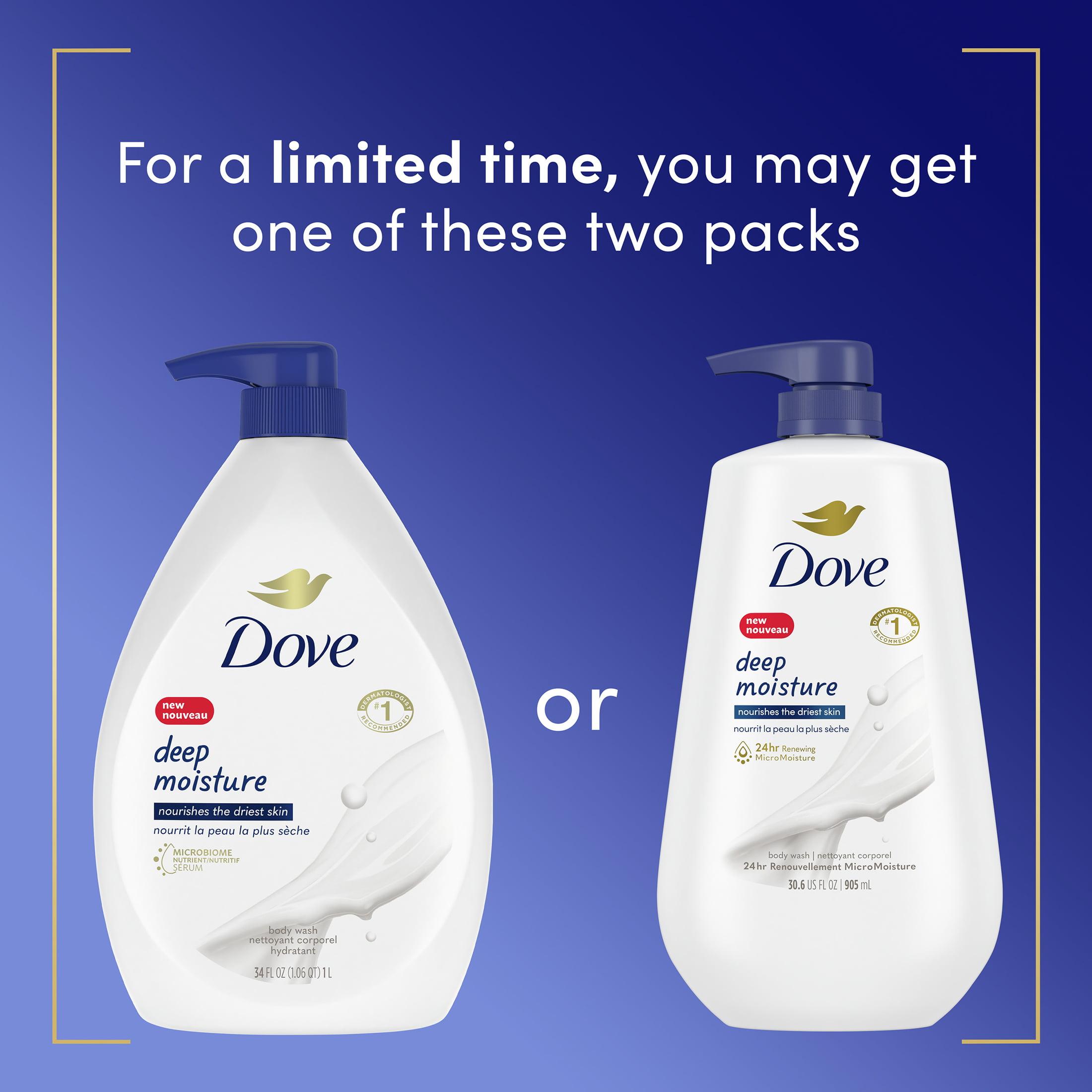 Dove Deep Moisture Nourishing Long Lasting Women's Body Wash, 30.6 fl oz - image 4 of 11