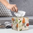 thumbnail image 5 of Goofa Cute Vegetables Tissue Box Cover PVC Leather Tissue Holder Square Facial Tissue Case Facial Paper Organizer Dispenser for Bathroom, Vanity Countertop, 5 of 8