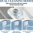 thumbnail image 3 of ANNWA Non-Electric Bidet Attachment for Toilet Seat, Daul Clean Nozzles 3 Modes Adjustable Water Pressure  Ultra-Slim Bidet Toilet Seat Attachment with Pressure Controls Feminine/Posterior Wash(TT17N, 3 of 9