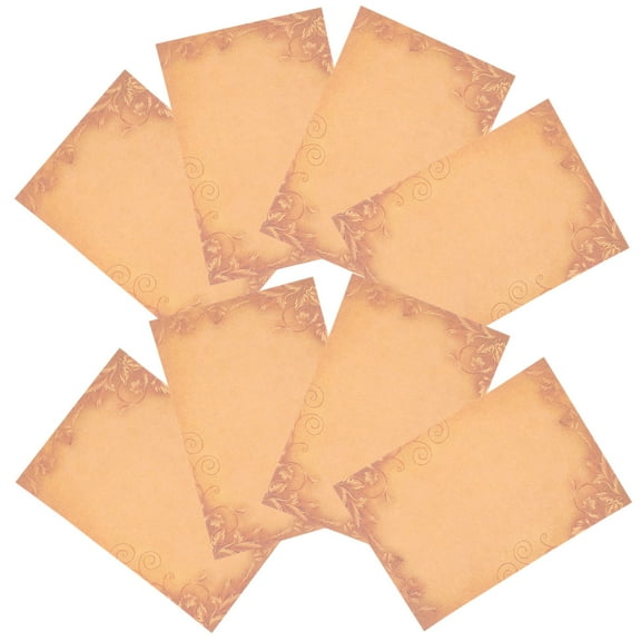 WHAMVOX 8 Sheets Writing Parchment Vintage Stationery Decorative Paper