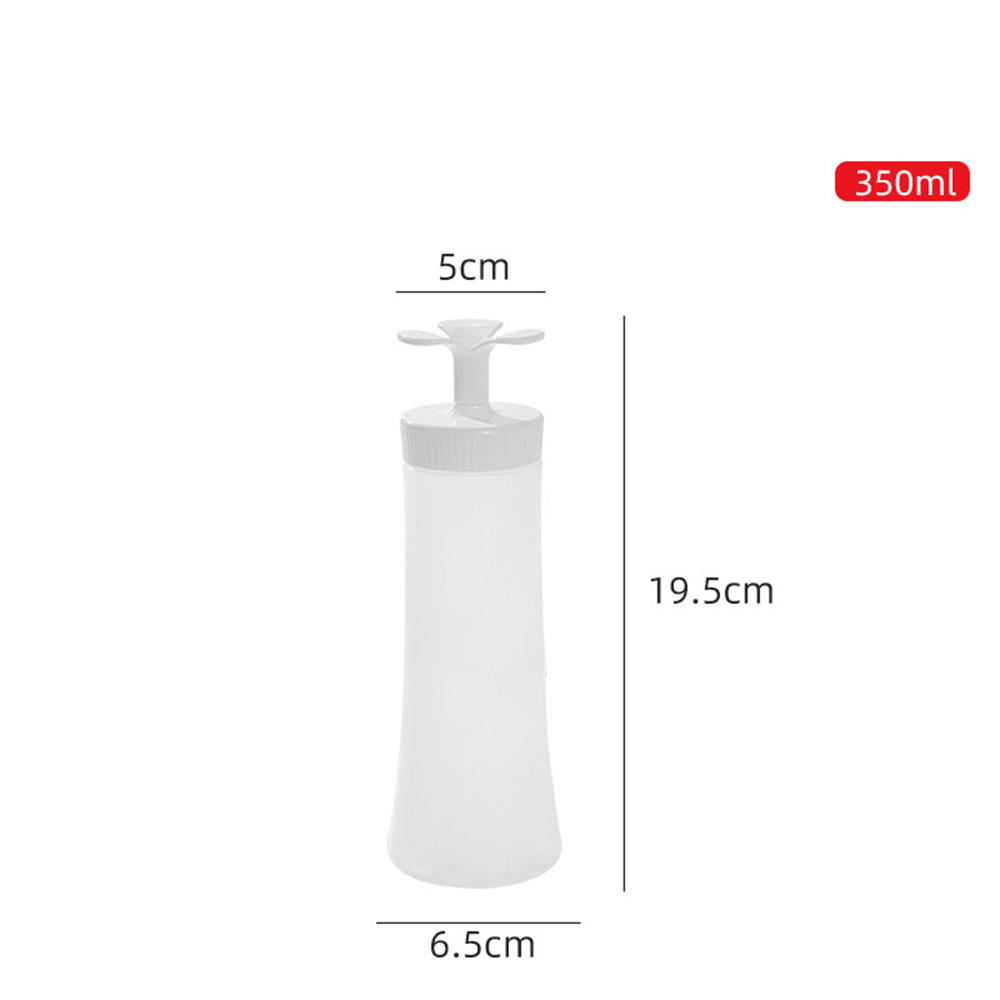 JOYLA 210ml/350ml Condiment Squeeze Bottle Sauce Squeeze Squirt Bottle For Kitchen Plastic Syrup