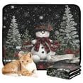 thumbnail image 7 of Washable Pet Pee Pads with Super Absorbent Reusable Training Pads for Dogs & Cats Christmas Snowman, 7 of 7