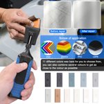 Repairing Kit,Set Convenient Labor Set Diy Tool Tools With 11 Scratch Fill Tool Convenient Labor Tools Tool Set With 11 Wax 11 Wax Bars Set Vinyl Pvc Labor Tools With Havou Pvc S Scratch