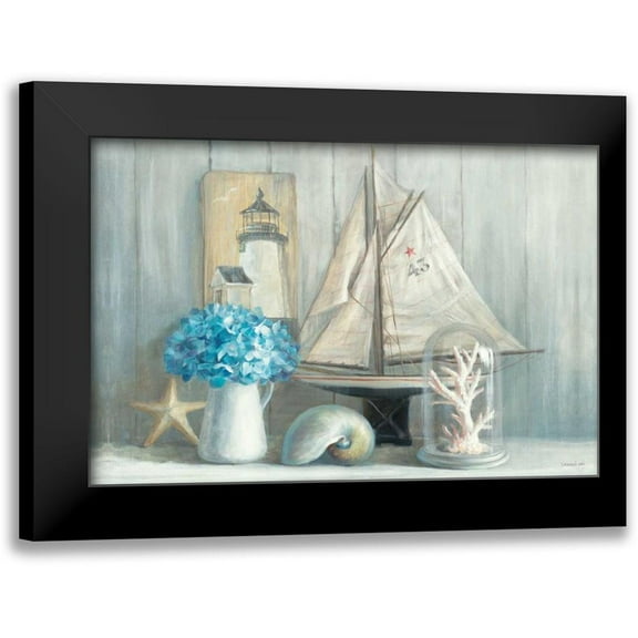 Nai, Danhui 14x11 Black Modern Framed Museum Art Print Titled - Summer House Crop