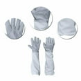 thumbnail image 4 of Pompotops Clearance Sales Beekeeping Gloves Goatskin Bee Keeping with Vented Beekeeper Long Sleeves, 4 of 6