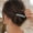 A, variant on Matte Solid Color Hair Barrettes - Rectangle Plastic Spring Clips for Daily, Party, and Office Decor