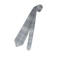 thumbnail image 6 of Men's Tie, Checkered Texture Floral Printed Tie Fashionable Wedding Party Best Man Suit Tie Work Tie Male Birthday Gift, 6 of 8
