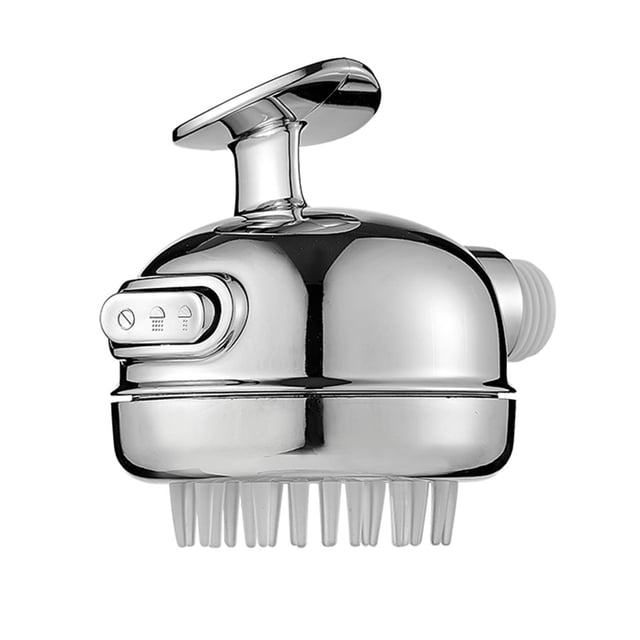 Pet Shower Set With Soft Brush Showerhead Sprayer Diverter For Bathroom Shower Arm 1/2-In Thread Connection