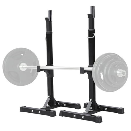Adjustable Portable Squat Power Rack Weight Bench Press Barbell