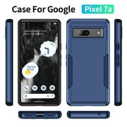 Allytech Google Pixel 7A Case 6.1 - Heavy Duty Shockproof Protective Anti-Scratch Slim Fit Dual Layers Hybrid Back Cover Shell Case for Google Pixel 7A - Blue