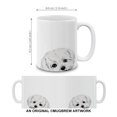 thumbnail image 4 of WIRESTER 11 Oz Ceramic Tea Cup Coffee Mug, Maltese Dog, 4 of 7