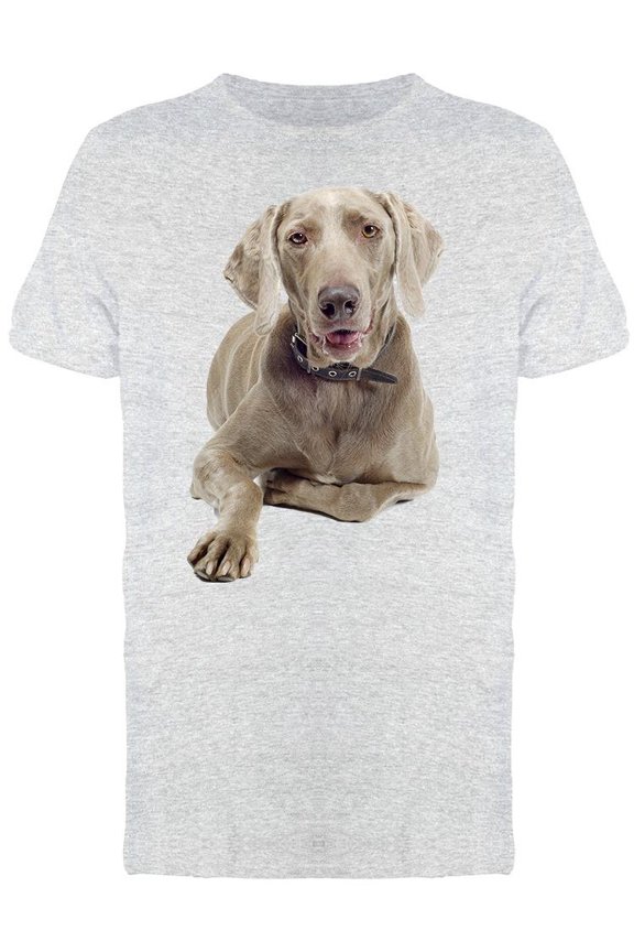 Smiley Weimaraner Tee Men's -Image by Shutterstock