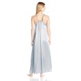 thumbnail image 4 of Women's PJ Harlow Monrow Satin Long Nightgown With Gathered Back (Morning Blue L), 4 of 4
