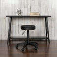 thumbnail image 2 of Flash Furniture Baker Black Adjustable Doctors Stool on Wheels with Ergonomic Molded Seat, 2 of 11