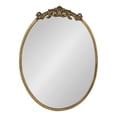 thumbnail image 3 of Kate and Laurel Arendahl Ornate Glam Oval Wall Mirror, 18 x 24, Antique Gold, Beautiful Bohemian Mirror for Wall, 3 of 8