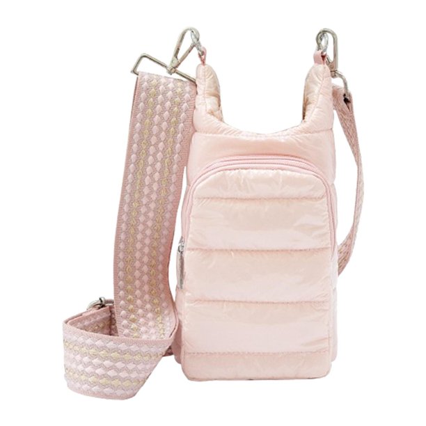 Portabotellas acolchado, accesorios para actividades al aire libre, regalos para acampar Rosa