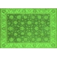 thumbnail image 1 of Ahgly Company Indoor Rectangle Oriental Green Traditional Area Rugs, 2' x 3', 1 of 4