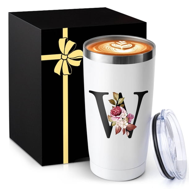 Taza de café aislante MNZZ de 600 ml de acero inoxidable con tapa