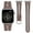 Pink Gray/Silver, variant on TOYOUTHS Leather Bands Compatible with Apple Watch Band 38/40/41/42/44/45/49mm Women, Dressy Leather Strap with Stainless Steel Metal Hollow-out Chain Bracelet for iWatch Ultra 2,Series 9 8 7 6 5-1