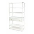 thumbnail image 1 of homeroots office 389579 Lark White Bookshelf, 1 of 1