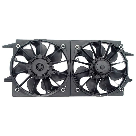 Condenser Or Radiator Cooling Fan Assembly For Chevy Malibu & Pontiac Grand Am - BuyAutoParts