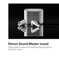 thumbnail image 3 of Denon AH-C630W Audífonos inalámbricos verdaderos, audífonos Bluetooth intrauditivos con micrófono, 18 horas de duración de la batería, resistencia al agua con clasificación IPX4, incluye (3) almohadil, 3 of 5