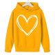 thumbnail image 3 of Sudadera con capucha y estampado de corazón de San Valentín, sudadera de manga larga para niños y niñas, chaqueta para niñas de talla mediana y grande., 3 of 7