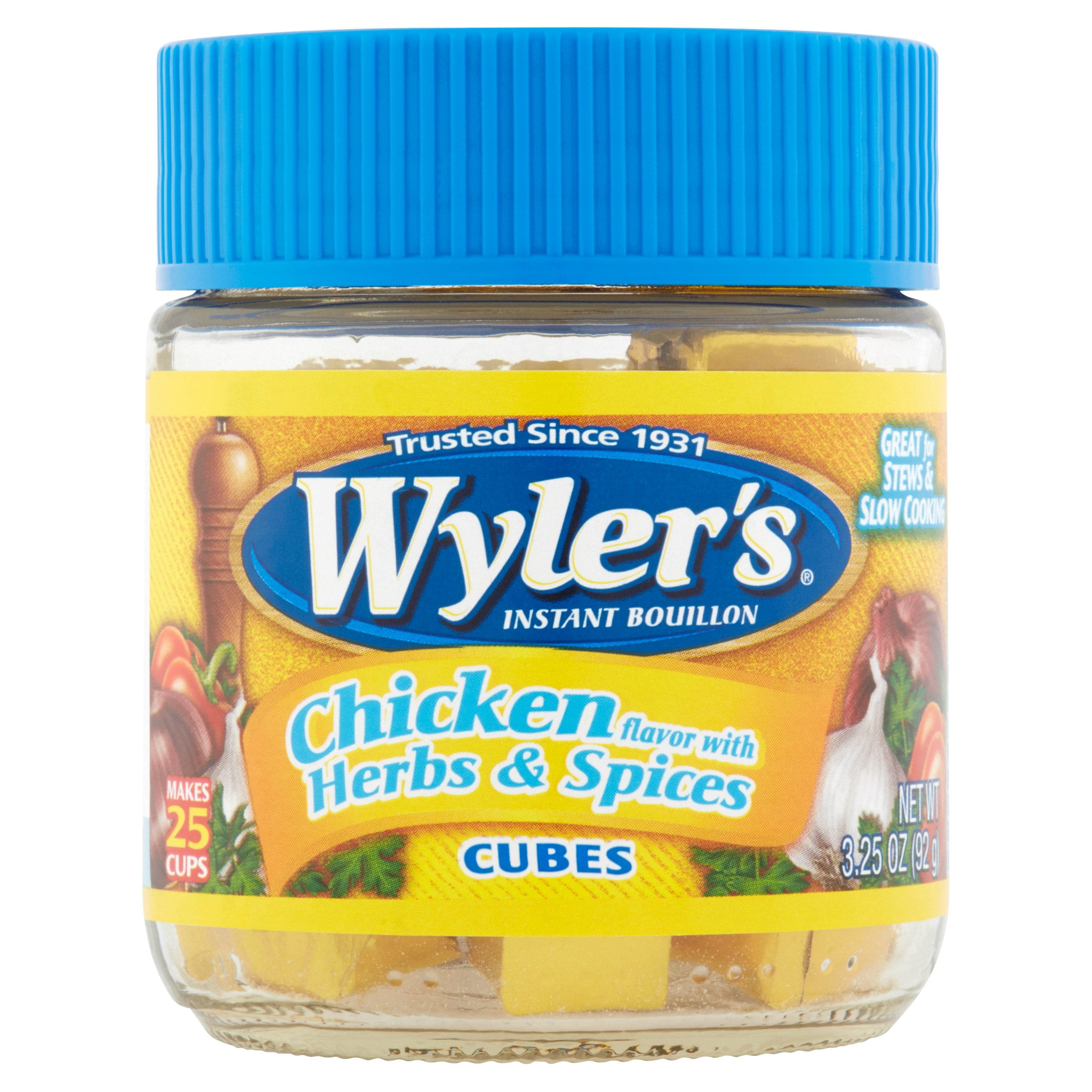 Wyler's Instant Bouillon Chicken Herbs & Spices Cubes, 2 Oz by Heinz North America