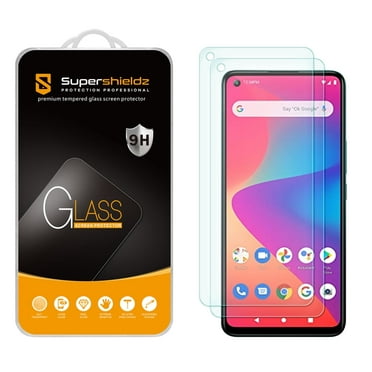 [2-Pack] Supershieldz for BLU V91 Tempered Glass Screen Protector, Anti-Scratch, Anti-Fingerprint, Bubble Free