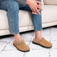 thumbnail image 6 of Ecetana House Slippers for Men Memory Foam Fuzzy Slippers Non Slip House Shoes for Men Indoor/Outdoor, 6 of 7