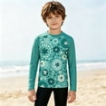 thumbnail image 2 of Miaoju Boy/Toddler Rash Guard Swim Shirt Long Sleeve | Stay Comfortable and Covered in the Water with Quick-dry and Lightweight UPF 50+ Boy/Toddler Sun Swim Shirts, 2 of 8