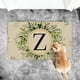 thumbnail image 2 of Felpudos con letras para puerta delantera, decoración Floral, felpudos con iniciales, entrada al aire libre, decoración de apellidos para el hogar, interior y exterior, 2 of 3