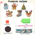 thumbnail image 4 of Pintura Nevera Magnina Painting Refrigerator Magnet 6 PPCS ACRYLIC NAVIDAD SANTA CLAUS PARA ADULTOS BIEN LA, 4 of 9