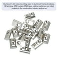 thumbnail image 3 of Uxcell Series t Slot Nuts, Roll-in Spring Ball Loaded Elastic Nuts Slot for Aluminum Extrusion Rail 3D Printer M8, 3 of 7