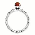 thumbnail image 2 of Bague en Argent Sterling Stackable Expressions Agate Rouge Antique Taille 7, 2 of 3