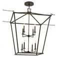thumbnail image 5 of Meyda 168937 36 in. Square Kitzi Tapered Pendant, Timeless Bronze - Mission Lodge Contemporary, 5 of 7