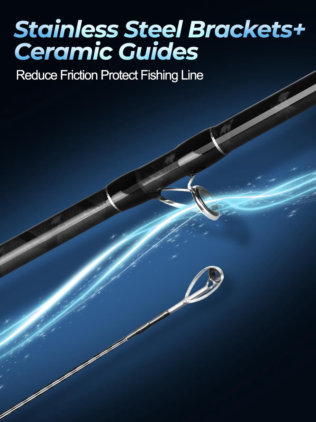 Fishing Rods  Carbon Fiber Spinning & Casting Poles Saltwater Resistant Guides 6'/7'/8'/9'/10'/12'-portable 2/3/4/-piece Telescopic Designs Cork/eva Grip For Bass Trout Inshore Surf