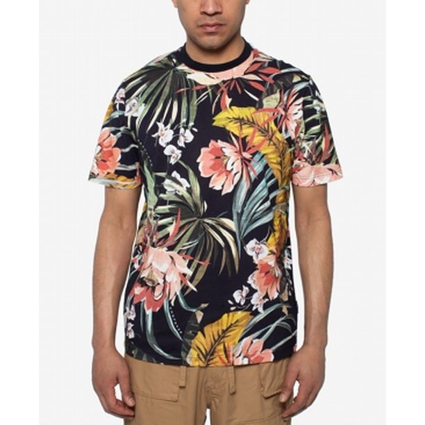 Sean John - Mens Deep Floral Graphic Tee Shirt Cotton 4XL - Walmart.com ...