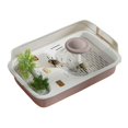 thumbnail image 1 of Tanque de alimentación de tortugas for uso doméstico con mesa trepadora cubierta y tablero, 1 of 5