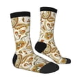thumbnail image 4 of Yiaed Indian Paisley Print Great elasticity Crew Socks Sports socks for Men and Women, 4 of 5