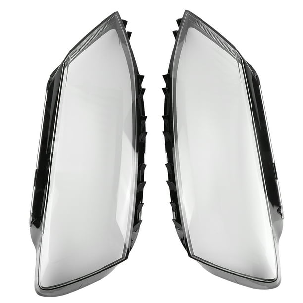 1 par de marcos para cubiertas de faros delanteros Accesorios para faros delanteros Compatible con Volkswagen Jetta MK6 2010-2018 Reemplaza a ARIZ1942