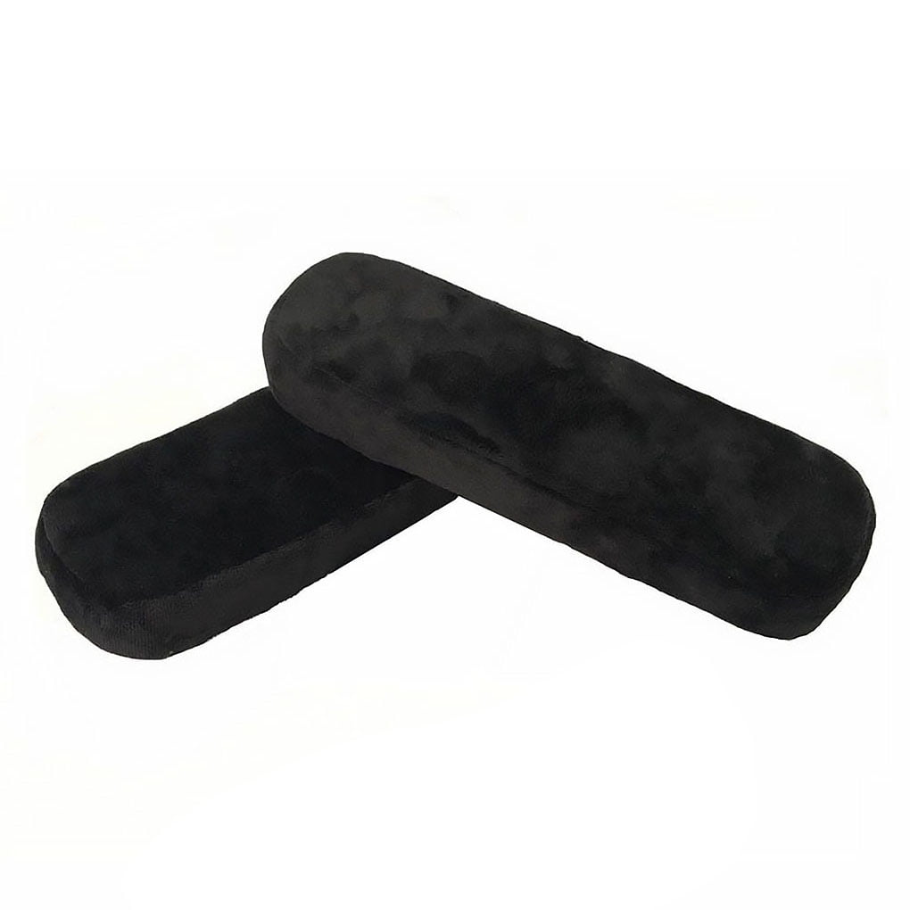 TureClos 2pcs Chair Armrest Leather Pads Home Office Swivel Working