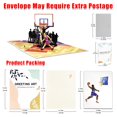 thumbnail image 2 of Tarjeta desplegable Greeting Art Basketball para cumpleaños o aniversario, 2 of 7