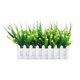 thumbnail image 1 of Valla en maceta flor artificial tela de simulación flor hogar boda decoración floral falsa, blanco y amarillo Eigraketly HA7817-02B, 1 of 5